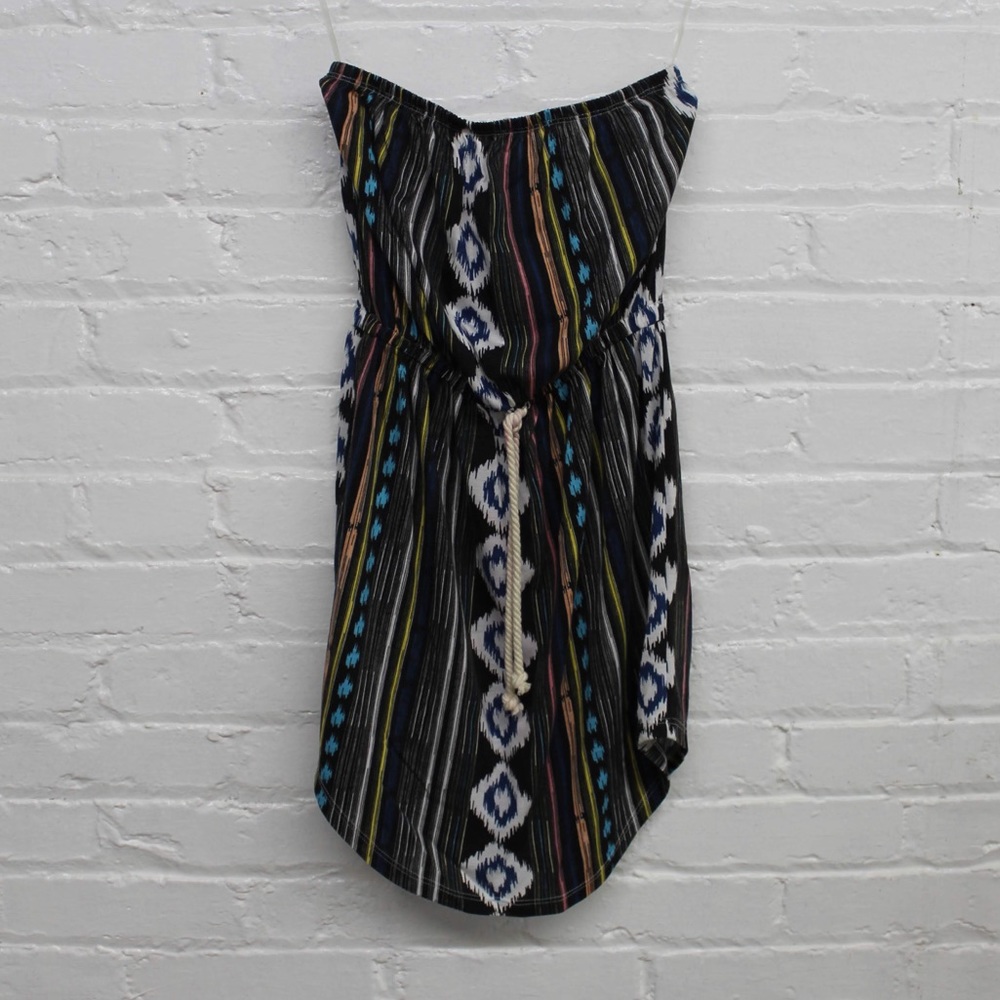 Strapless Asymmetrical Dress